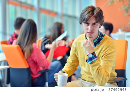 business, startup and people concept - happy business, startup and people concept - happy 27462943