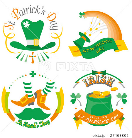 St. Patrick's Day Typographic illustration 27463302