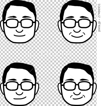 微笑んでいるおじさん 27466931