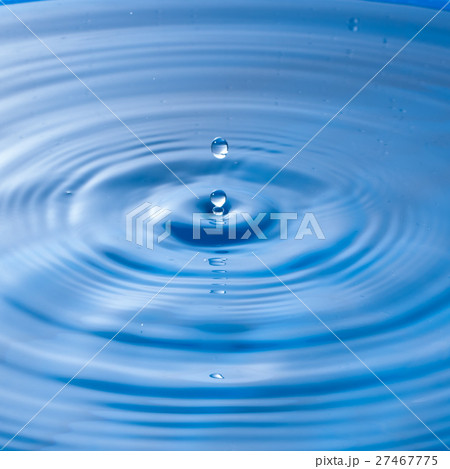 a water drop impact with water surface 27467775