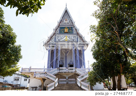 beautiful Buddhist church with sky in  Thailand 27468777