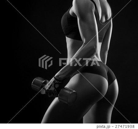 Fit woman showing off her perfect figure at the 27471938