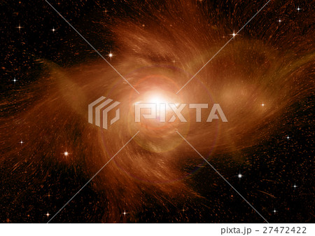 Stars, dust and gas nebula in a far galaxy Stars, dust and gas nebula in a far galaxy 27472422