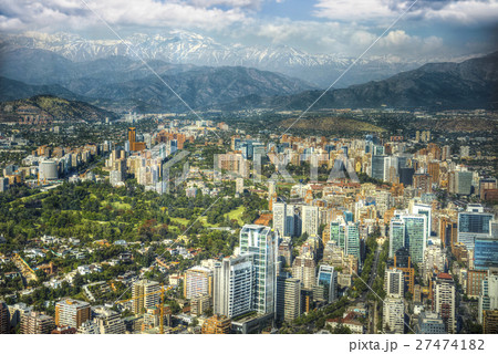 Panoramic view of Santiago de Chile 27474182