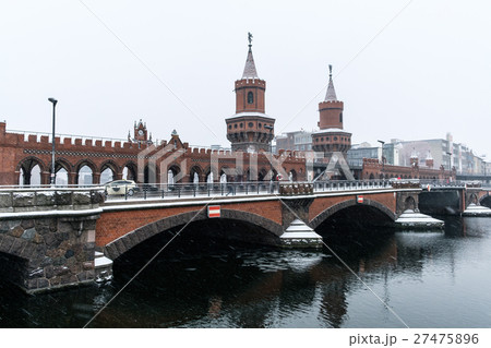 Oberbaum bridge in Berlin, winter Oberbaum bridge in Berlin, winter 27475896