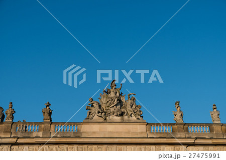 sculptures on historic building in, Berlin 27475991