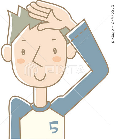 遠くを見渡す若い男性(紺) 遠くを見渡す若い男性(紺) 27476551