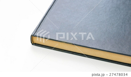 closeup blue book on white background closeup blue book on white background 27478034