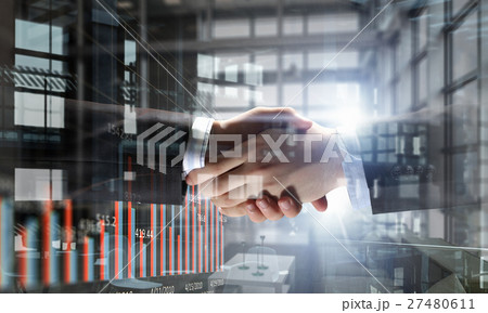 Partners shaking hands Partners shaking hands 27480611