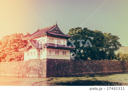 Beautiful Imperial Palace in Tokyo, japan ( Filtered image processed vintage effect. ) Beautiful Imperial Palace in Tokyo, japan ( Filtered image processed vintage effect. ) 27481311
