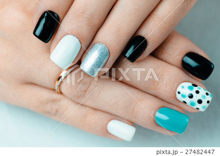 Female trendy manicure 27482447