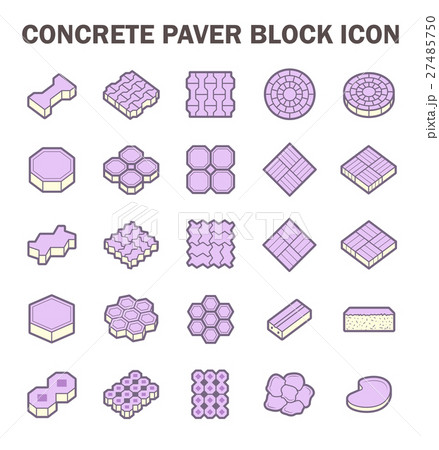 Paver block icon 27485750