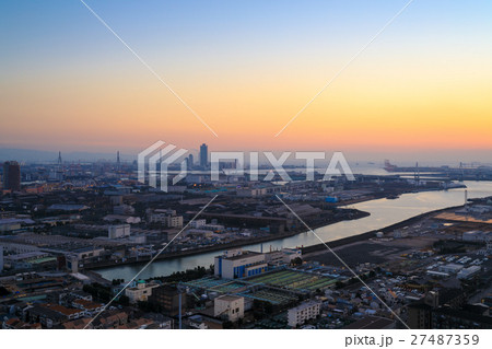 大阪ベイエリア 夕暮れ 27487359
