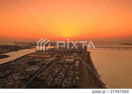 大阪ベイエリア 日の入り 大阪ベイエリア 日の入り 27487360