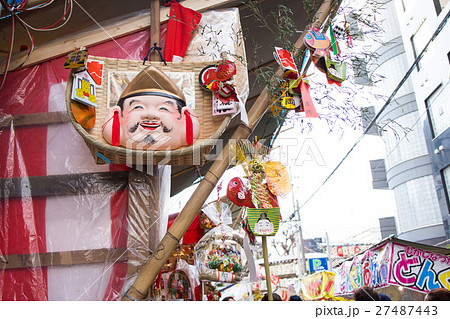 十日戎　縁起物の露店 27487443