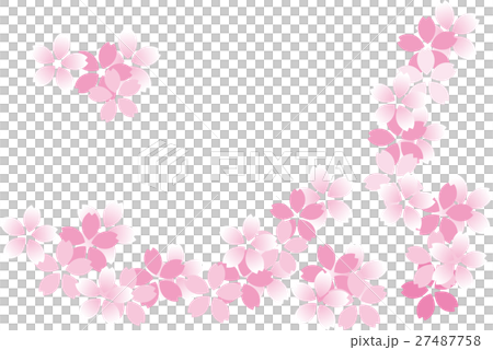 Flower raft cherry running water background watermark Flower raft cherry running water background watermark 27487758
