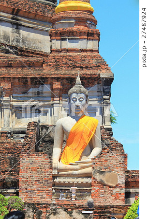 Buddha Statue at Wat Yai Chaimongkol in Ayutthaya 27487924