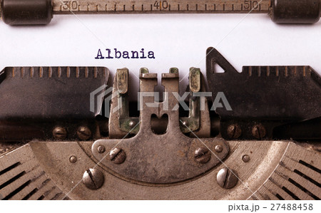 Old typewriter - Albania Old typewriter - Albania 27488458