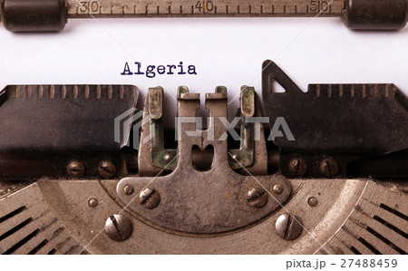 Old typewriter - Algeria Old typewriter - Algeria 27488459