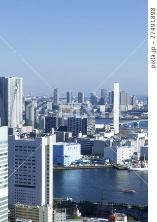 東京都市風景　湾岸エリア　竹芝　晴海　芝浦　豊洲　東京湾 27491898