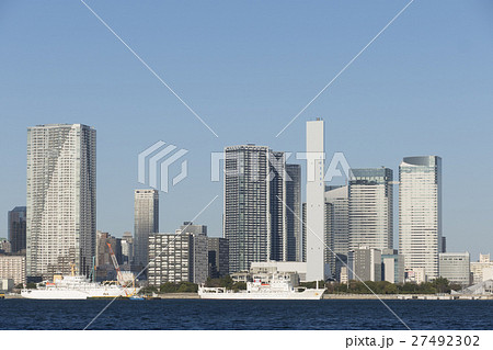 東京都市風景　東京臨海副都心　晴海　オリンピック選手村 27492302