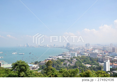 Viewpoint from Pratumnak Hill in Pattaya, Thailand Viewpoint from Pratumnak Hill in Pattaya, Thailand 27492436