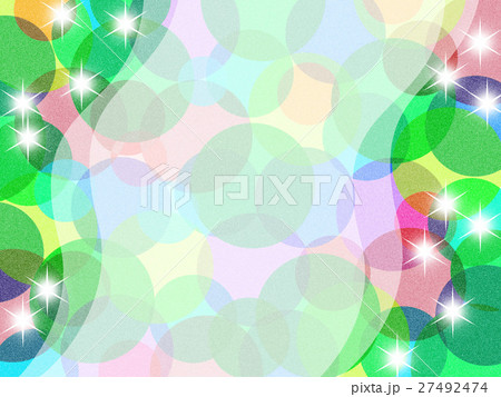 重なり合う水玉模様 27492474