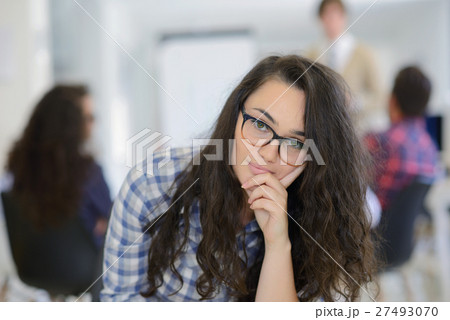 group of young business people having fun group of young business people having fun 27493070