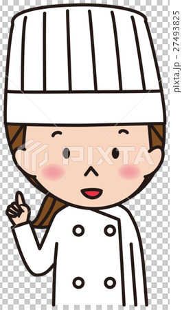パティシエ ポイント 上半身 右手 27493825