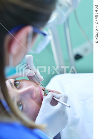 people, medicine, stomatology and health care 27495403