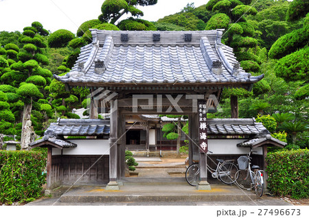 禅海寺の門：伊豆松崎町（セカチューのロケ地） 27496673