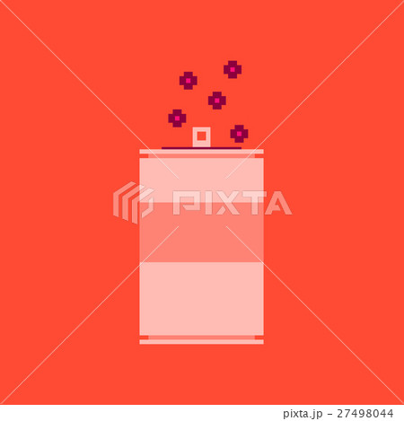 pixel icon in flat style can of soda pixel icon in flat style can of soda 27498044