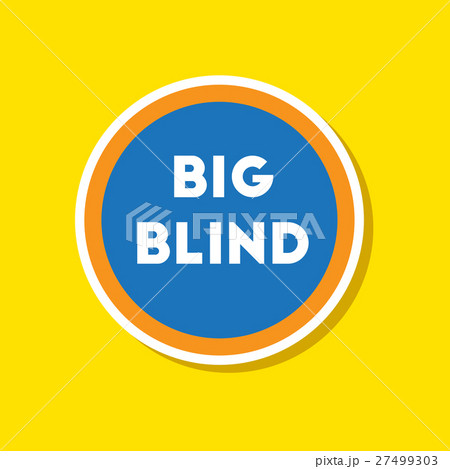 paper sticker on stylish background poker big 27499303
