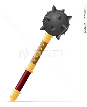 battle mace medieval stock vector illustration 27500526