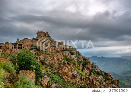 Abandoned village Gamsutl in Dagestan 27501509