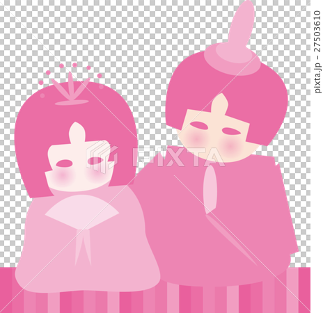 おひなさま ピンク おひなさま ピンク 27503610