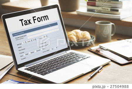 Tax Credits Claim Form Concept 27504988