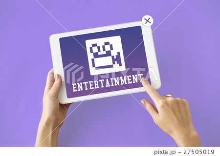 Movie Entertainment Camera Icon Concept 27505019