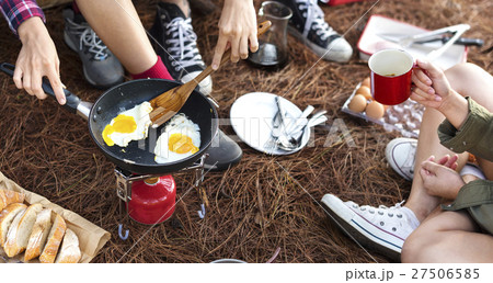 People Friendship Hangout Traveling Destination Camping Concept 27506585