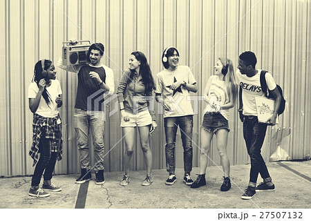 Teenagers Lifestyle Casual Culture Youth Style Concept 27507132