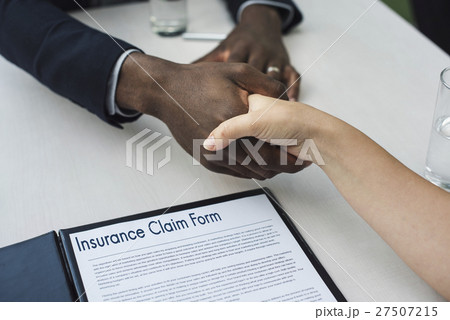 Application Form Hand Shake Agreement Concept 27507215