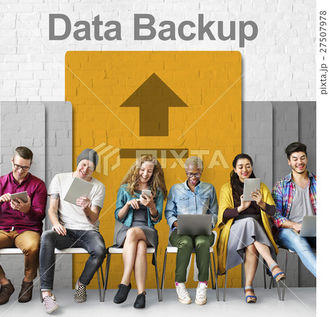 Data Backup Information Technology Concept Data Backup Information Technology Concept 27507978