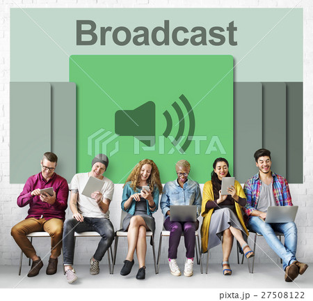 Audio Podcast Music Multimedia Broadcast Concept 27508122