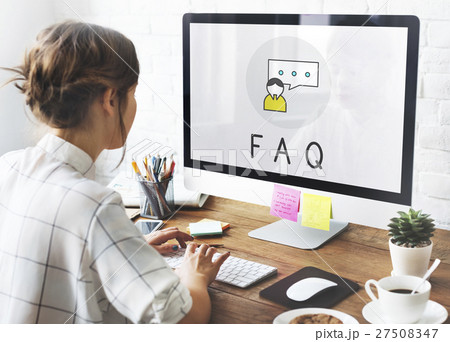Questions Help Service Concept 27508347