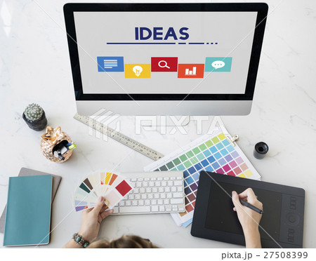 Creative Ideas Icon Boxes Concept Creative Ideas Icon Boxes Concept 27508399