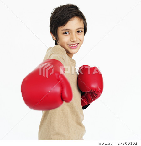 Boy Boxing Glove Hobby Concept 27509102