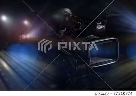 professional video camcorder in studio background professional video camcorder in studio background 27510774