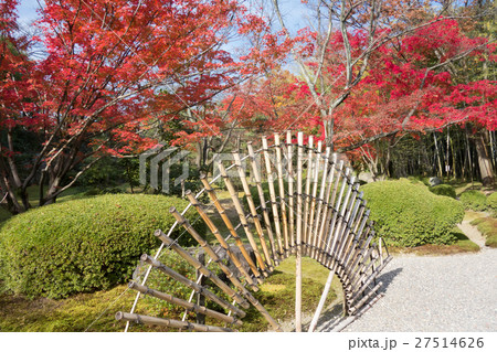 紅葉の松花堂の日本庭園 紅葉の松花堂の日本庭園 27514626