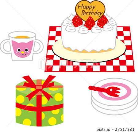バースデーケーキ　誕生日 27517331