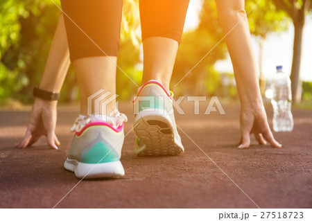Fitness woman training and jogging in park Fitness woman training and jogging in park 27518723